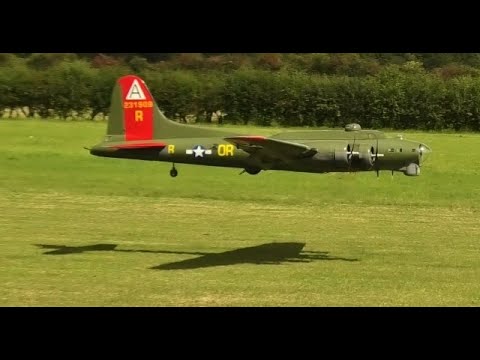 2 x RC BOEING B-17'S  DISPLAY AT THE SOUTHERN HEADCORN MODEL SHOW - 2023