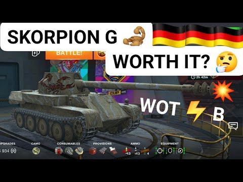 SKORPION G 🦂 WORTH IT? 🤔 LET'S TRY IT! WOTB ⚡ WOTBLITZ ⚡ WORLD OF TANKS BLITZ GAMEPLAY TIPS