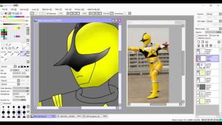 Speed Paint - Kajiki Yellow {Kyuranger}