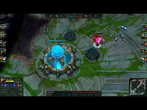 Zed and Maokai Teleport to Nexus and  Finish the Game