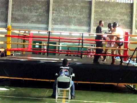 1° Copa de Muay Thai em ITU GP 2°luta 1°round  Lucas Fidelis