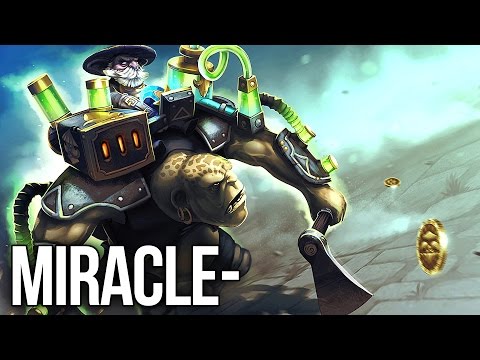 Miracle- Alchemist 1200 GPM 9k MMR Gameplay Dota 2