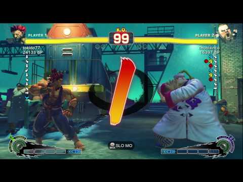 Tokido [Akuma] vs chobixinco [Rufus] SSF4 Japanese Online Ranked Matches - TRUE-HD