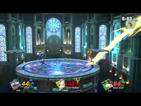 Super Smash Bros. Ultimate - 171 - Sheik vs Wii Fit Trainer vs Duck Hunt