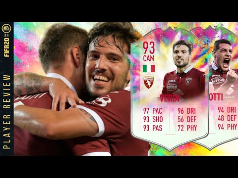 SUMMER HEAT DYNAMIC DUO 93 VERDI & 93 BELOTTI PLAYER REVIEW! FIFA 20 Ultimate Team