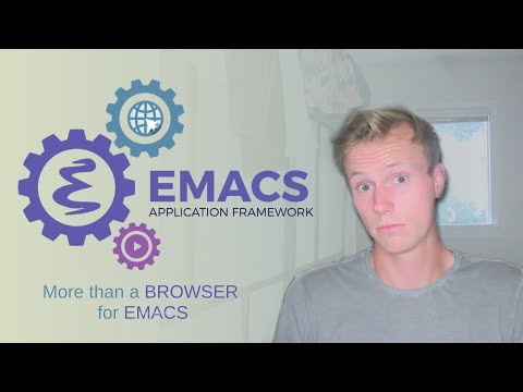 Bring a Web Browser, Python, Javascript and more to EMACS - Emacs Application Framework