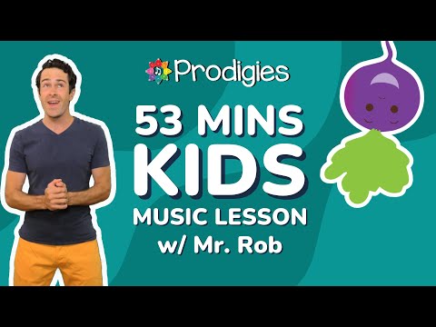 Learn Music, Singing & Rhythm - Mr. Rob Compilation for Kids - Solfege, Rhythm, Colors, Notes