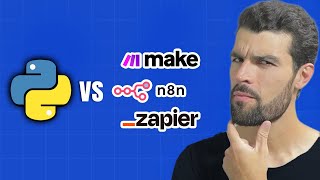 Por que Python é MELHOR que N8N, Make ou Zapier para Automações?