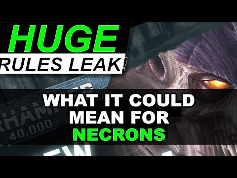 10th Edition CORE RULES LEAKED -  Warhammer 40k - Whats this mean for Necrons?