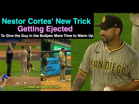 E143 - Nestor Cortes Ejected by Manny Gonzalez, Gives Relief Pitcher More Time to Warm Up in Bullpen