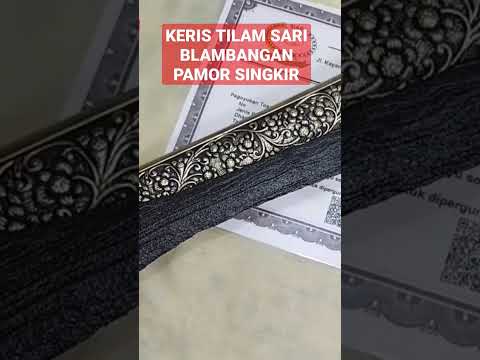 KERIS TILAM SARI WINGIT #shorts