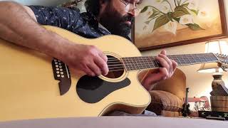 Video thumbnail for Alvarez AJ-80CE-12 string acoustic electric guitar by Raul E De La Garza