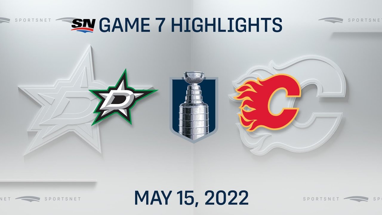 NHL Game 7 Highlights | Stars vs. Flames - May 15, 2022