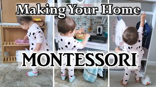 HOW TO SET UP A MONTESSORI HOME | DIY & Hacks for Starting Your Montessori at Home Journey!