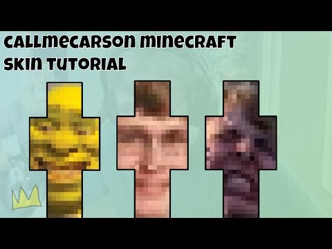 How to put an image on a Minecraft skin [Photoshop...