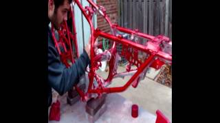 How to rebuild an atv part 6 frame painting