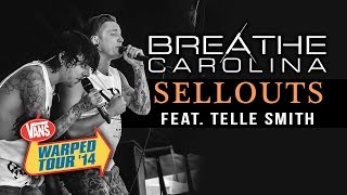 Breathe Carolina - &quot;Sellouts&quot; Featuring Telle Smith LIVE! Vans Warped Tour 2014 (Sacramento, CA)
