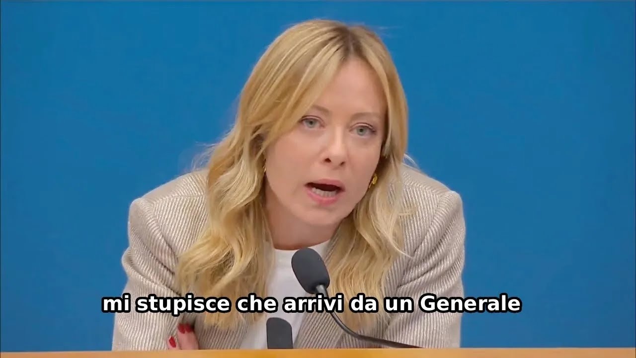 LA STOCCATA DI GIORGIA MELONI A VANNACCI: “MI STUPISCE IL NO DA UN GENERALE AGLI AIUTI ALL'UCRAINA"