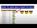 Add Bar Chart In Cells Amazing Excel Tricks Sohail Edu Hub