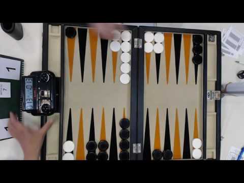 Michy Kageyama VS Michael Valliere   Chicago Backgammon 2016 TOC