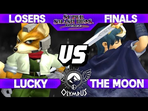 Olympus - Lucky (Fox) vs The Moon (Marth) - SSBM Losers Finals - Smash Melee
