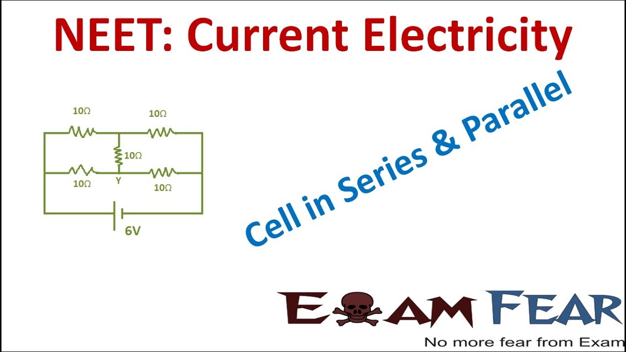 NEET Physics Current Electricity : Cell in series and Parallel