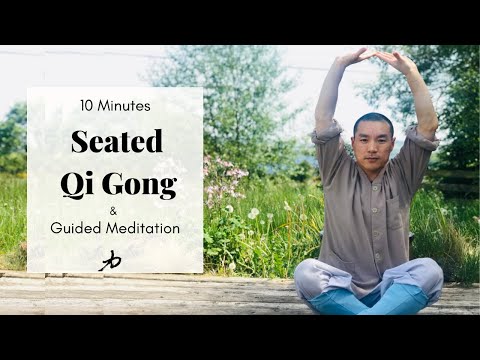 10-Min Seated Shaolin Qi Gong: Stretch, Breathe & Meditate
