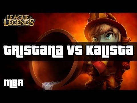 Firefighter Tristana Vs Kalista - AD Carry - Season 6 - League Of Legends - HD