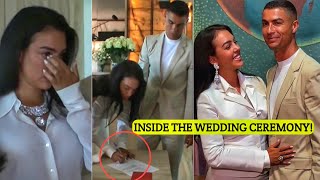 Inside Cristiano Ronaldo & Georgina’s Ultra-Private House Wedding ceremony 