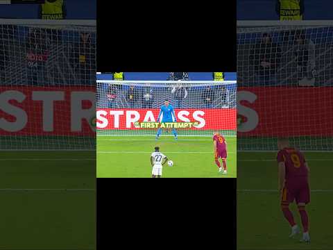 AS Roma vs LOSC Lille 🔥 3 Penalty Drama! ⚽ Who handled the pressure better? 😱 #shorts