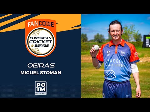 POTM: M.Stoman - PNJ vs OEI | Highlights | FanCode ECS Portugal, Day 9 | ECS22.058