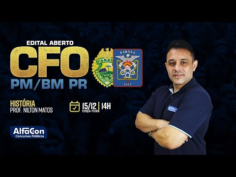 AO VIVO | Aula de Historia | Edital aberto CFO PM e BM PR - AlfaCon