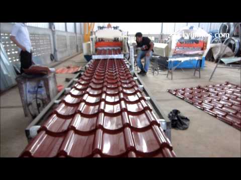 Máy cán tôn sóng ngói - Step tile machine - High Speed - Cơ Khí Vĩnh Lộc