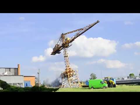 Amazing Dangerous Idiots Crane Operator Skill   Biggest Crane Fails Heavy Equipment Machines Working