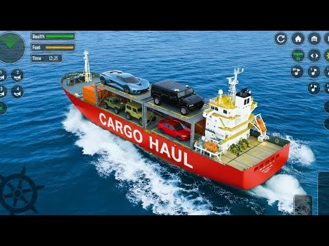 Real Cargo Ship Simulator 3D Gameplay 🚢 | Cars Transport on Huge Ship | Android Mobile Game