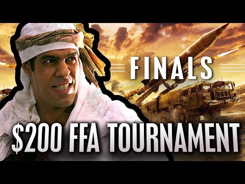 $200 GameReplays FFA Tournament Finals | C&C Generals Zero Hour