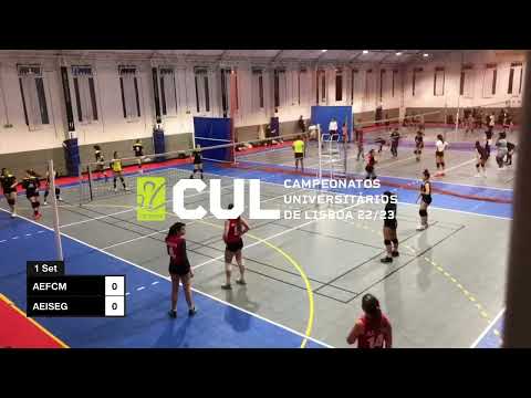 CUL VOLEIBOL F QUARTOS DE FINAL 22/23 - AEFCM VS AEISEG