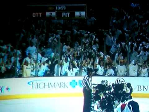 CROSBY, ON HIS BUTT, SHOOTS AND SCORES  .MP4