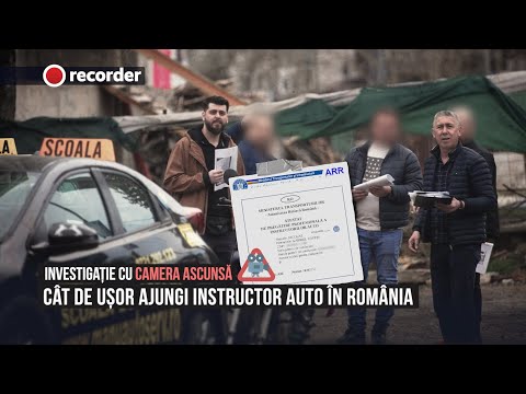 Investigație cu camera ascunsă. Cât de ușor ajungi instructor auto în România