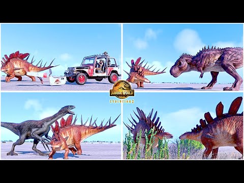 Pierce the Kentrosaurus All Perfect Animations & Interactions 🦖 Jurassic World Evolution 2