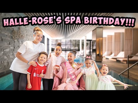 HALLE ROSE'S SPA THEMED BIRTHDAY!!! 💖🥳