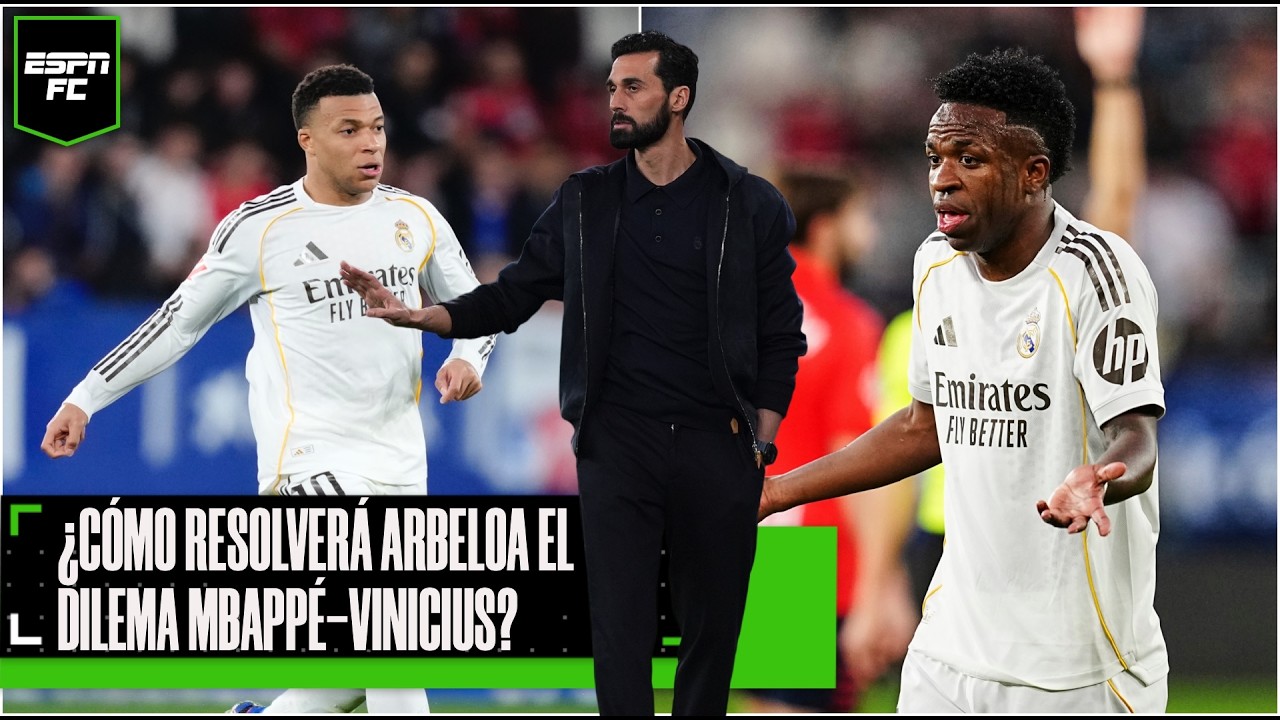 ÁLVARO ARBELOA y su dilema OFENSIVO entre MBAPPÉ y VINICIUS JR. ¿Cómo resolverá el ATAQUE? | ESPN FC