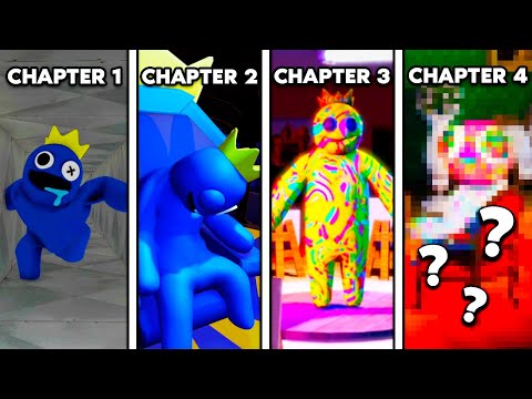 Rainbow Friends Chapter 1, 2, 3, 4 Full Gameplay