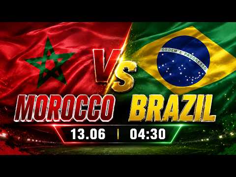 🔴 Morocco vs Brazil | Shock Dream vs Brazilian Power!