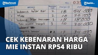 VIRAL Harga 2 Porsi Mi Pakai Telur di Puncak Bogor Rp54 Ribu, Camat Cisarua: Saya Konfirmasi Dulu