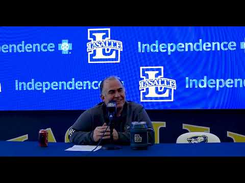 Post game press conference La Salle vs Davidson