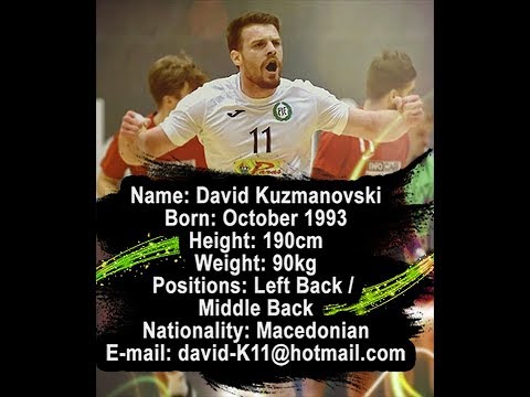David Kuzmanovski PIF Handball Highlights