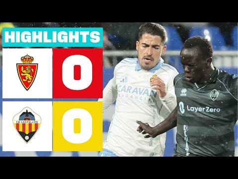 REAL ZARAGOZA 0 - 0 CD CASTELLÓN | RESUMEN LALIGA HYPERMOTION