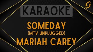 Mariah Carey - Someday (MTV Unplugged) [Karaoke]
