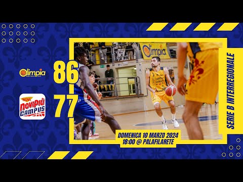 SERIE B INTERREGIONALE - OLIMPIA LEGNAIA vs NOVIPIU' CAMPUS🏀
